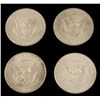 Image 2 : 4 Diff Date UNC Kennedy 40% Silver Half Dollars 1966-69