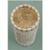 Image 1 : 1 Roll of Gem UNC Rolls John Adams Pres Dollars 2007 D