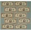 Image 1 : 10) 1976 E Mint Mark Richmond $2 Bills Notes -Some UNC