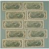 Image 2 : 10) 1976 E Mint Mark Richmond $2 Bills Notes -Some UNC