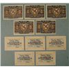 Image 2 : 2 Sets of Old German Papper Money 50 PFennig 1921 UNC