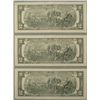 Image 2 : 3 Conscec CU 2003-A $2 Bill Notes L Mint San Francisco