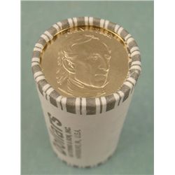 1 Roll Gen Unc 2009-D Tyler Presidential Dollar 25 Coin