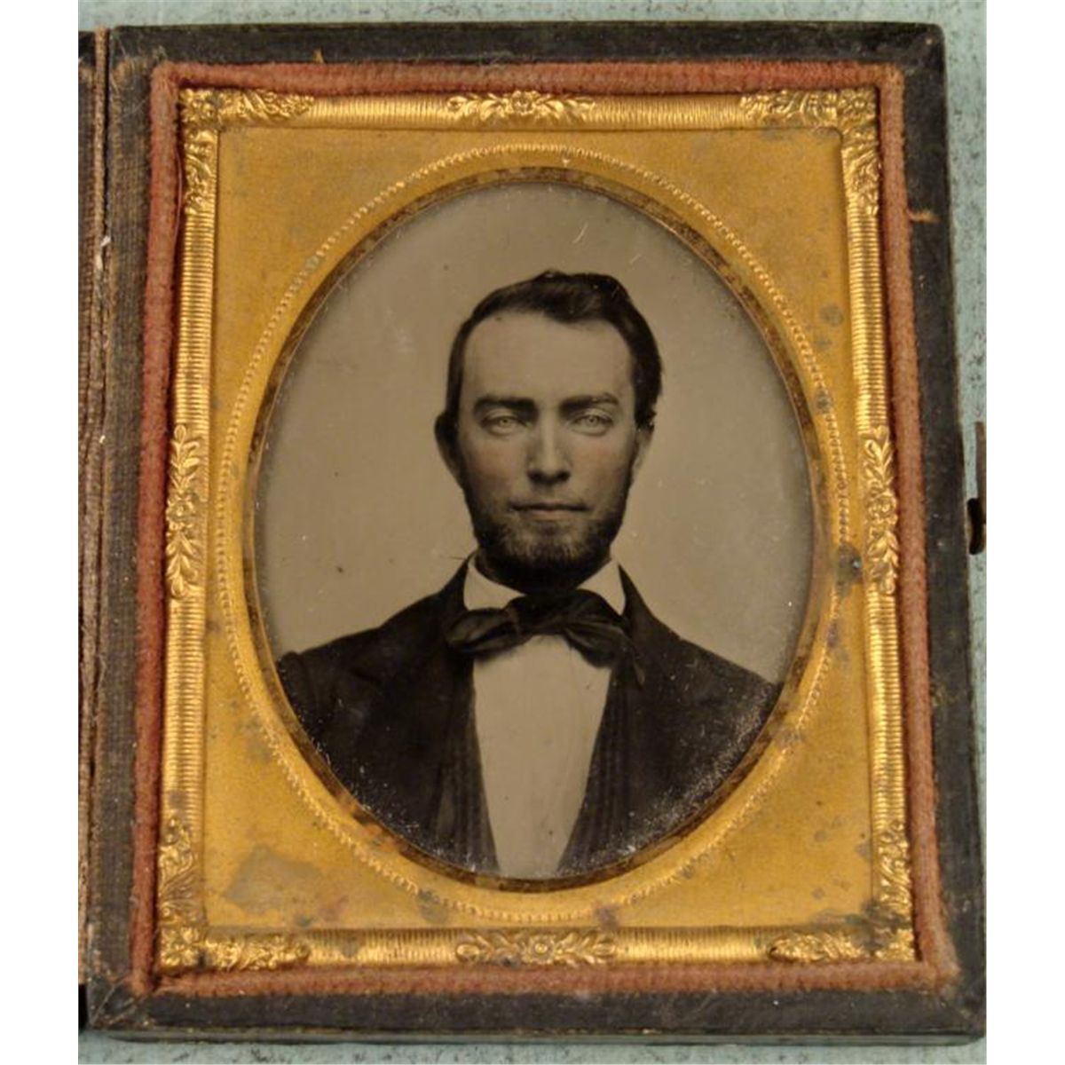 Antique Daguerreotype Photo in Star of David Frame