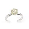 Image 1 : Genuine Solitaire Ring 1.6ctw & Diamond Ring 14KTGold 5.25