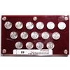 Image 2 : 1941-45 Mercury dime set  45D an AU rest are MS63 to 65 coins