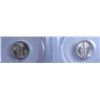Image 1 : 1940 and 1942D Mercury dimes  PCGS66FB