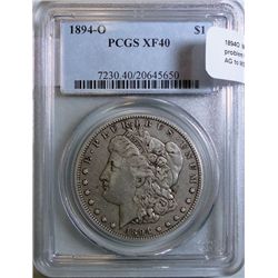 1894O  Morgan $ PCGS40