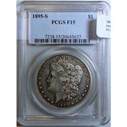 1895S  Morgan $ PCGS15