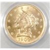 Image 2 : 1902 $2 1/2 GOLD  PCGS64
