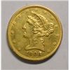 Image 1 : 1906D $5 GOLD