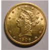 Image 1 : 1906D $10 GOLD