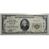 Image 1 : 1929 $20 National currency   VF   Roscoe NY   RARE