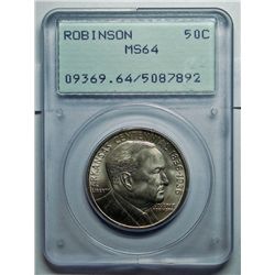 1936 Robinson half $  PCGS64 OGH "RATTLER"