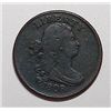 Image 1 : 1808/7 half cent dark chocolate color nice VF  RARE OVERDATE