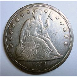 1871 Seated $  XF