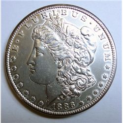 1886S Morgan $ coin was probably new