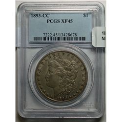 1893CC Morgan $   PCGS45