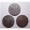 Image 2 : 1894OS and an 1895O Morgan $  all VG's