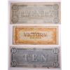 Image 2 : Confederate States of America $10 and $20 notes  XF