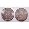 Image 2 : 1887 and 1901 Morgan $  MS63