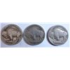 Image 2 : 1915PDS Buffalo nickels  VG