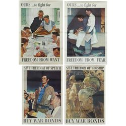 Rockwell's Four Freedoms Posters