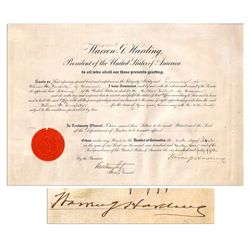 Warren Harding DS as President