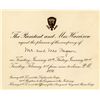 Image 1 : 1891 Benjamin Harrison Invitation