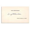 Image 1 : Dwight Eisenhower Signature