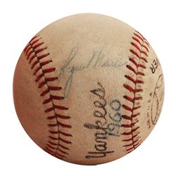 Roger Maris Single Signed Baseball