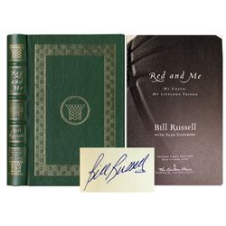 Bill Russell ''Red and Me'' Signed