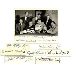 Mercury 7 Signed Photo