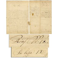 Pope Pius IX Document Signed