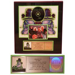 Poison RIAA Platinum Award