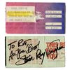 Image 1 : Stevie Ray Vaughan Signed Ticket