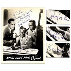 King Cole Trio Signed Photo