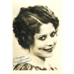 Annette Hanshaw Signed Photo