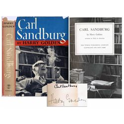 Carl Sandburg Signed Book