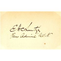 E.H.C. Leutze Signature