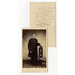 Massachusetts Soldier CDV Signed