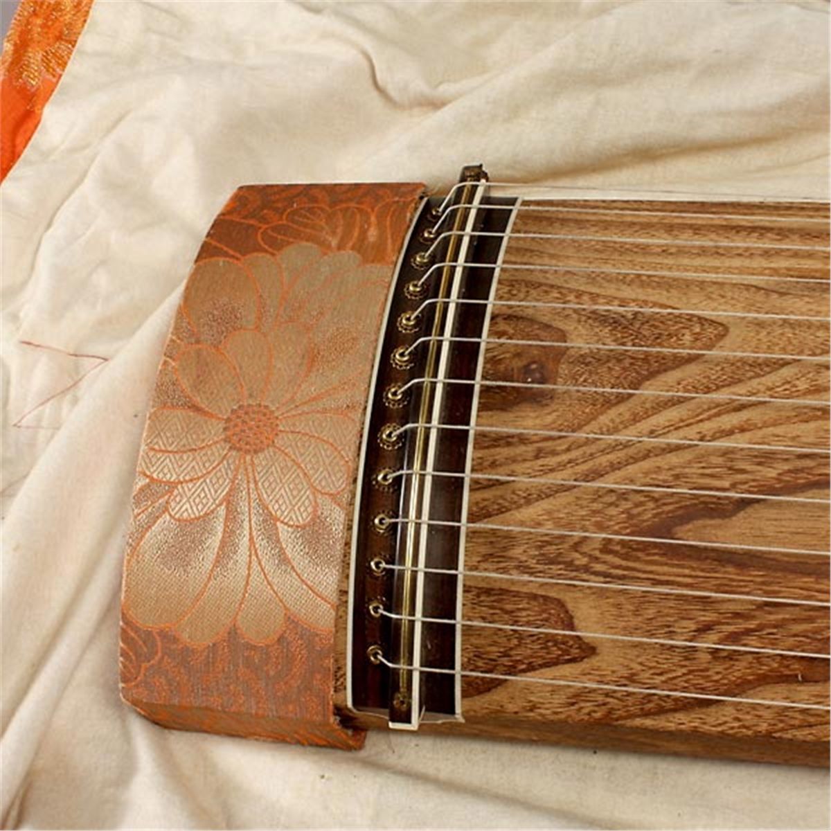 Japanese Koto with Two Sets of Ivory Bridges