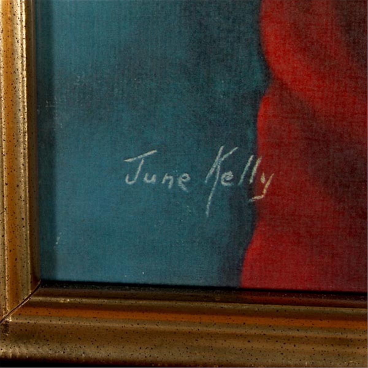 Framed "June Kelly" Elvis Portrait