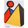 Image 1 : Alexander Calder, Pyramids and Sun, Lithograph