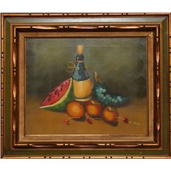 E. Max, Still Life, Oil Painting