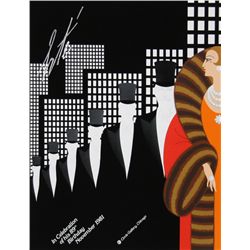 Erte, In Celebration of His 89th Birthday, November 1981, Poster