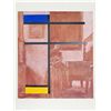 Image 1 : George Deem, Mondrian with Vermeer, Lithograph with Silkscreen