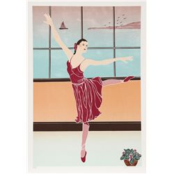 Gina Lombardi Bratter, Solitary Dancer, Lithograph