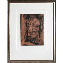 Jim Dine, untitled 1 from the Glyptotek Suite, Aquatint Etching