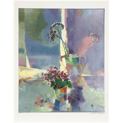 Michael Gorban, Flowers, Serigraph